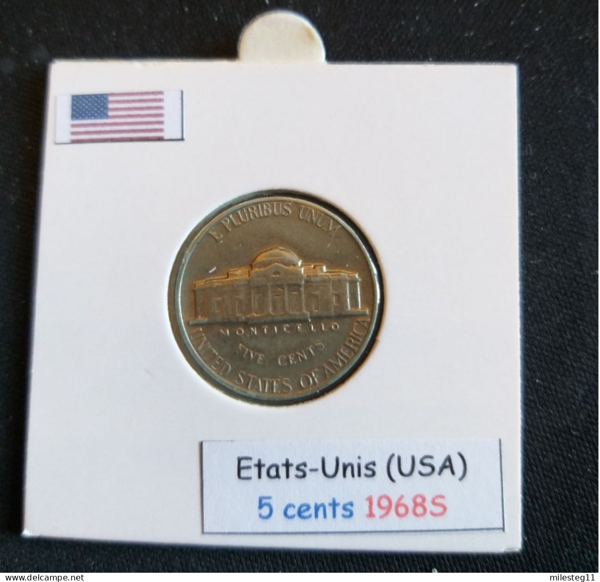 Etats-Unis 5 Cents 1968S - 1938-…: Jefferson