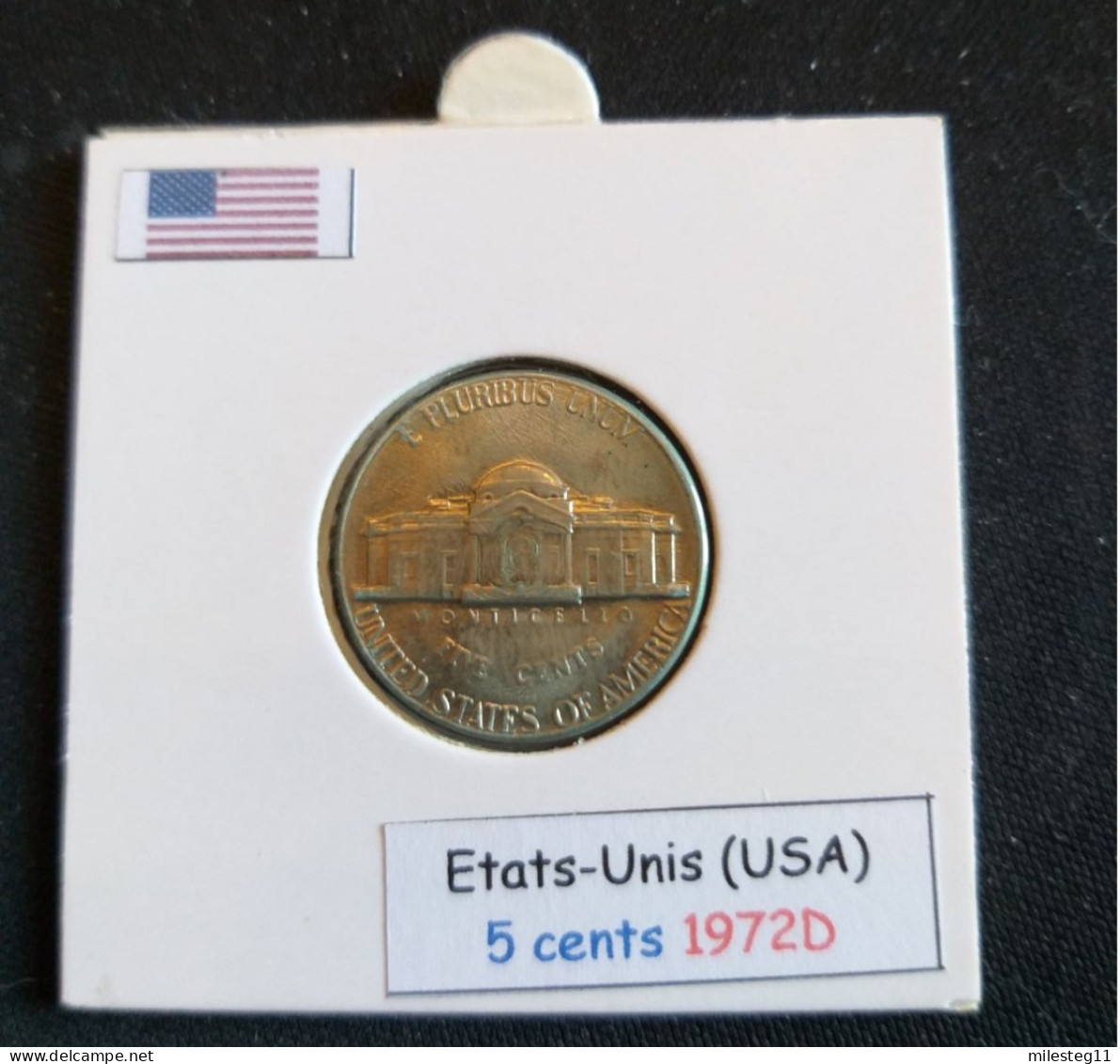 Etats-Unis 5 Cents 1972D - 1938-…: Jefferson