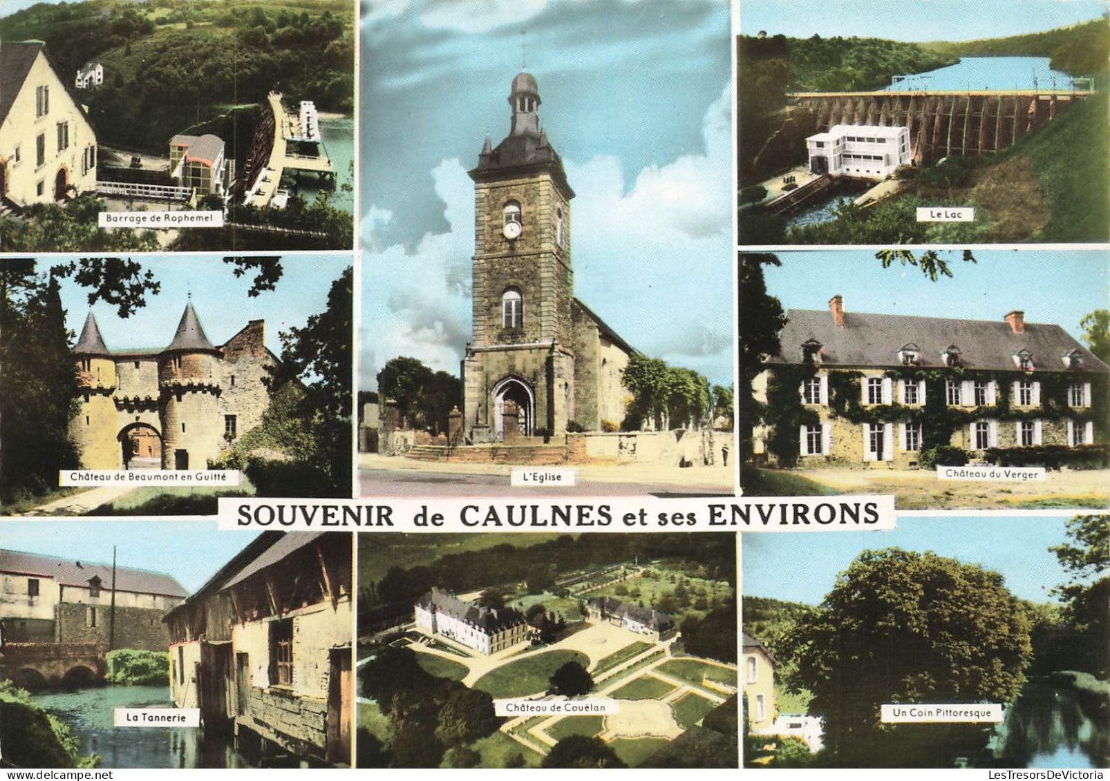 FRANCE - Souvenir De Caulnes Et Ses Environs - Château De Beaumont En Guitté - Multivues - Carte Postale - Autres & Non Classés