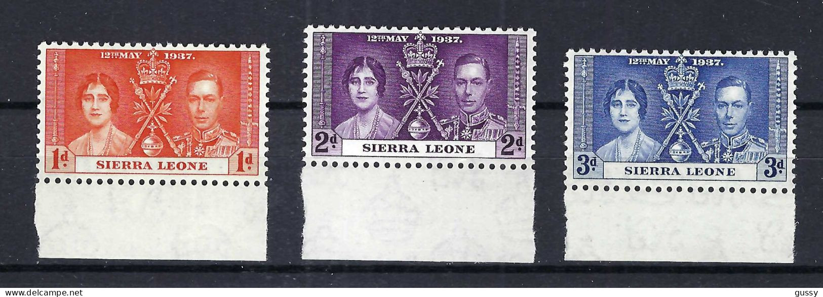 SIERRA LEONE Ca. 1937: Lot De Neufs** - Sierra Leone (...-1960)