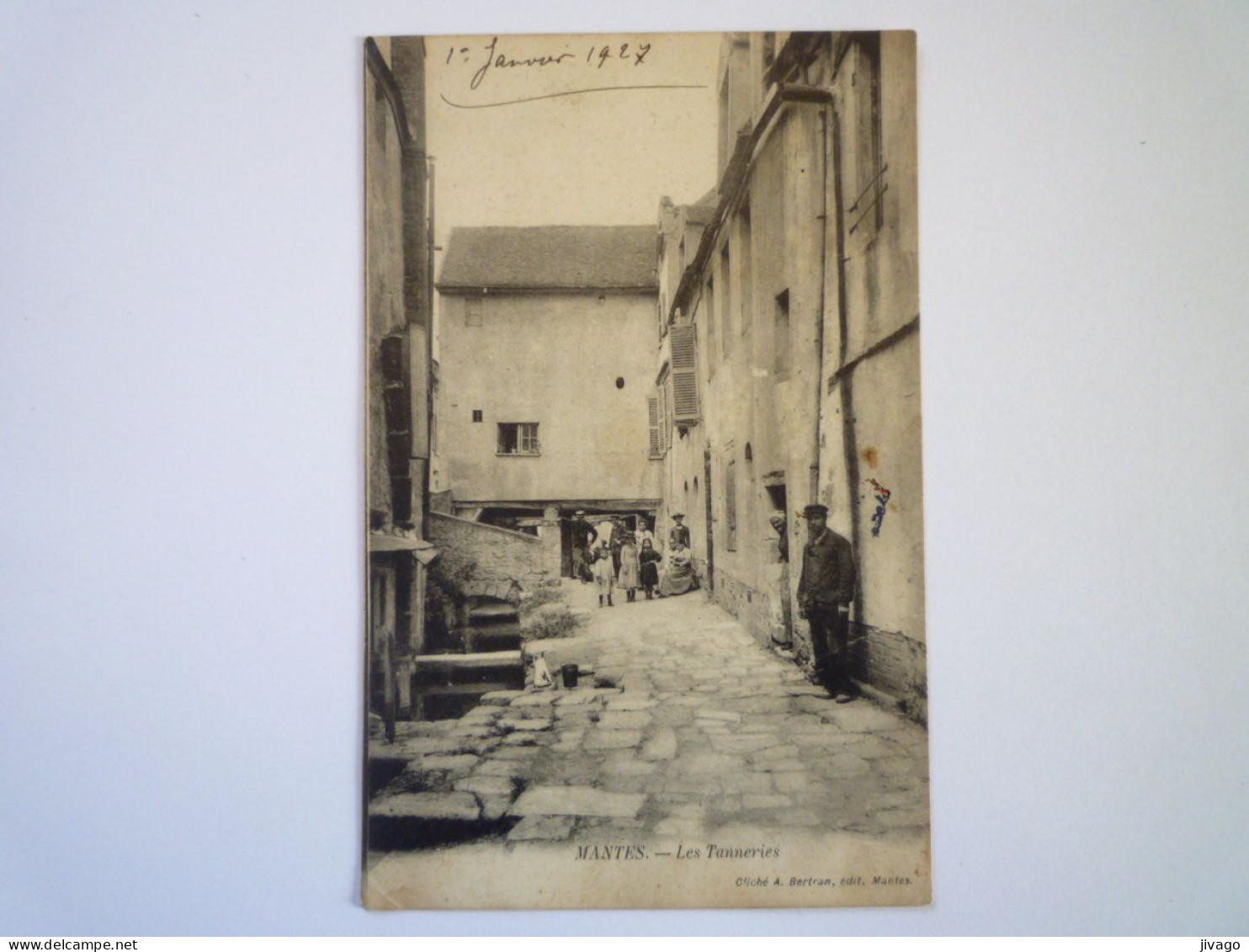 2023 - 3882  MANTES  (Yvelines)  :  Les TANNERIES   1927   XXX - Mantes La Jolie