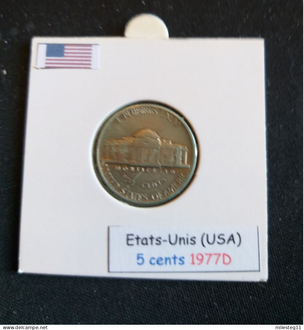 Etats-Unis 5 Cents 1977D - 1938-…: Jefferson