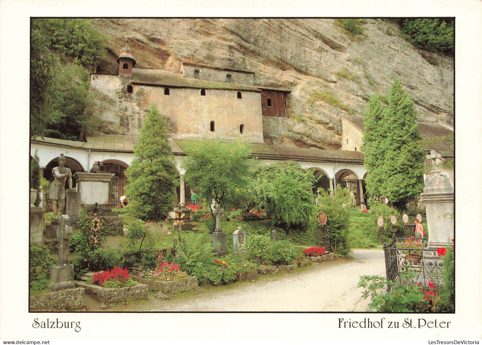 AUTRICHE - Salzburg - Cimetière De Saint Pierre - Colorisé - Carte Postale Ancienne - Salzburg Stadt