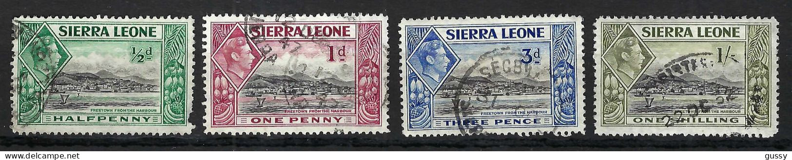 SIERRA LEONE Ca. 1938-44: Lot D'obl. - Sierra Leone (...-1960)