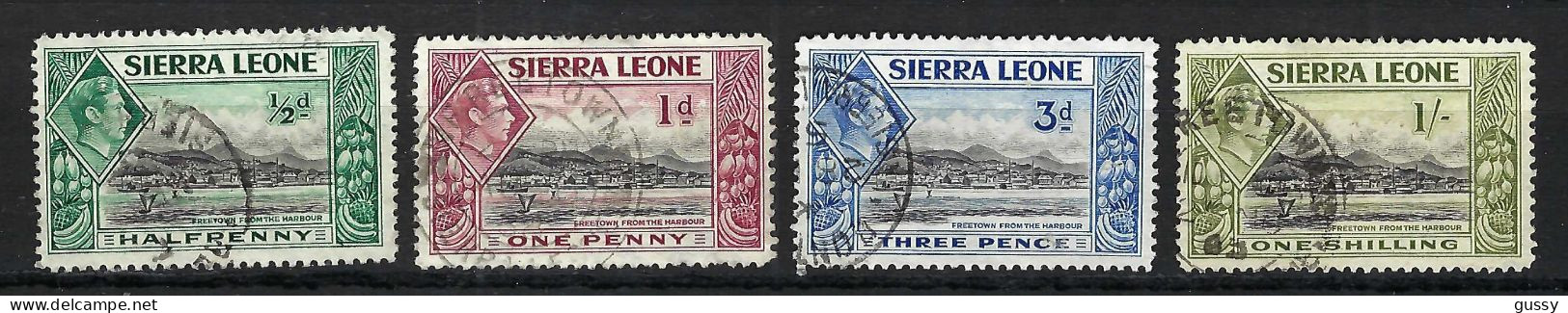 SIERRA LEONE Ca. 1938-44: Lot D'obl. - Sierra Leone (...-1960)