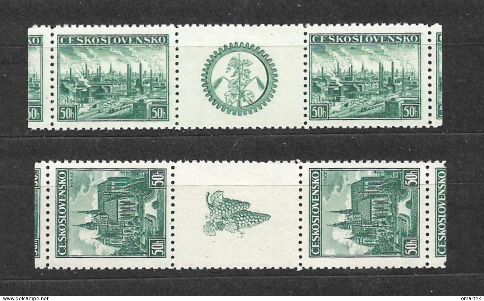 Czechoslovakia 1938 MNH ** Mi 400-401 Zw Sc 249-250  Exhibitions Plzen And Kosice.Tschechoslowakei C2 - Neufs