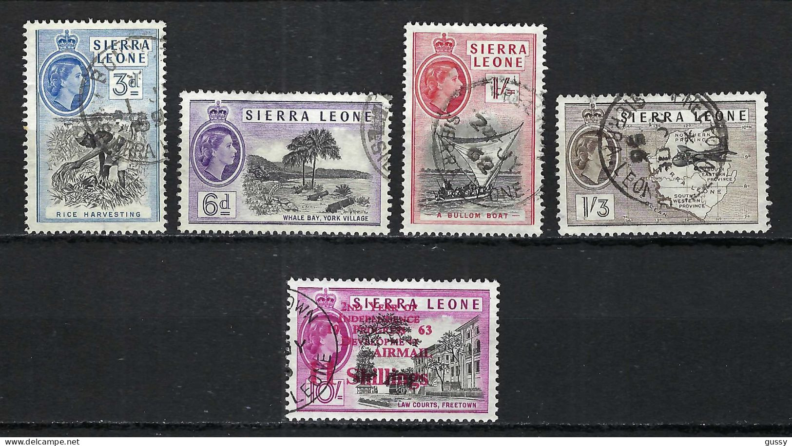 SIERRA LEONE Ca. 1955: Lot D'obl. - Sierra Leone (...-1960)