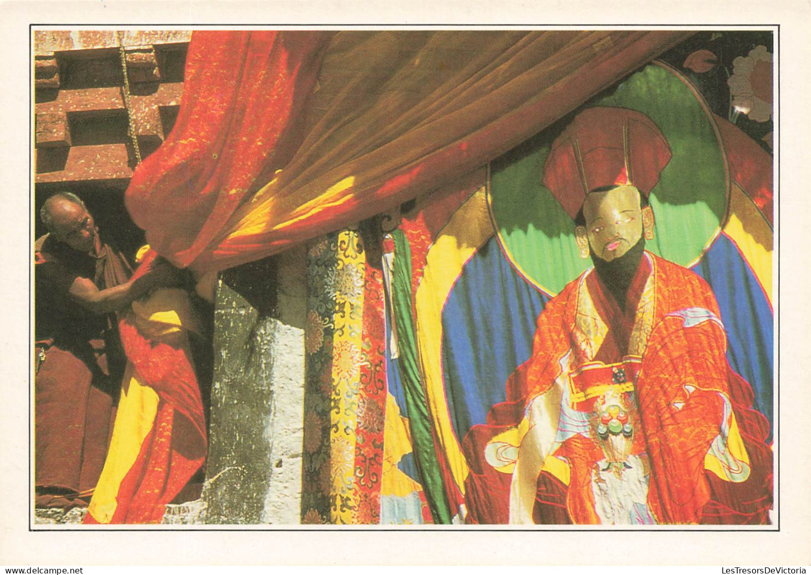 ETHNIQUE ET CULTURES -  Célébration D'une Année Au Monastère D'Hemis - Colorisé - Carte Postale - Asien