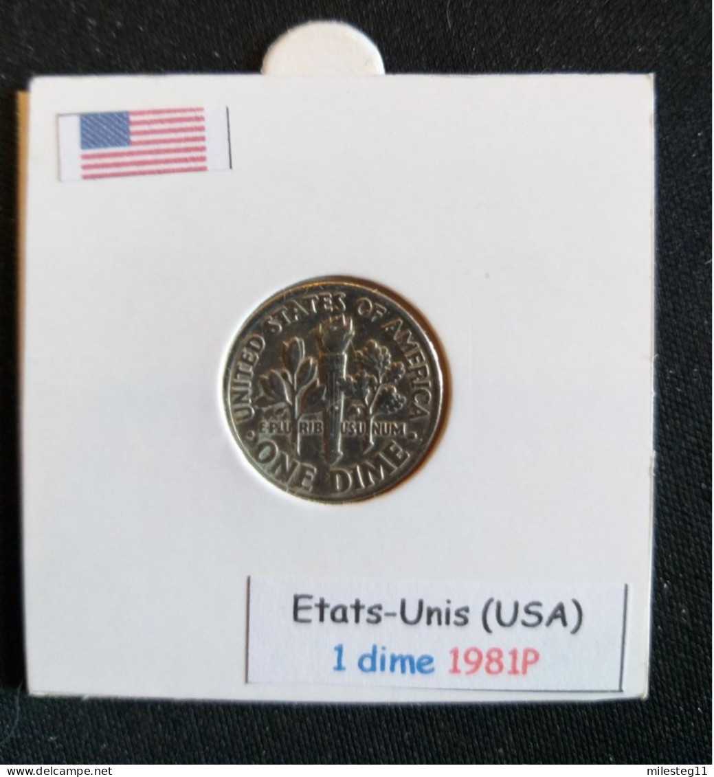 Etats-Unis 1 Dime 1981P - 1946-...: Roosevelt