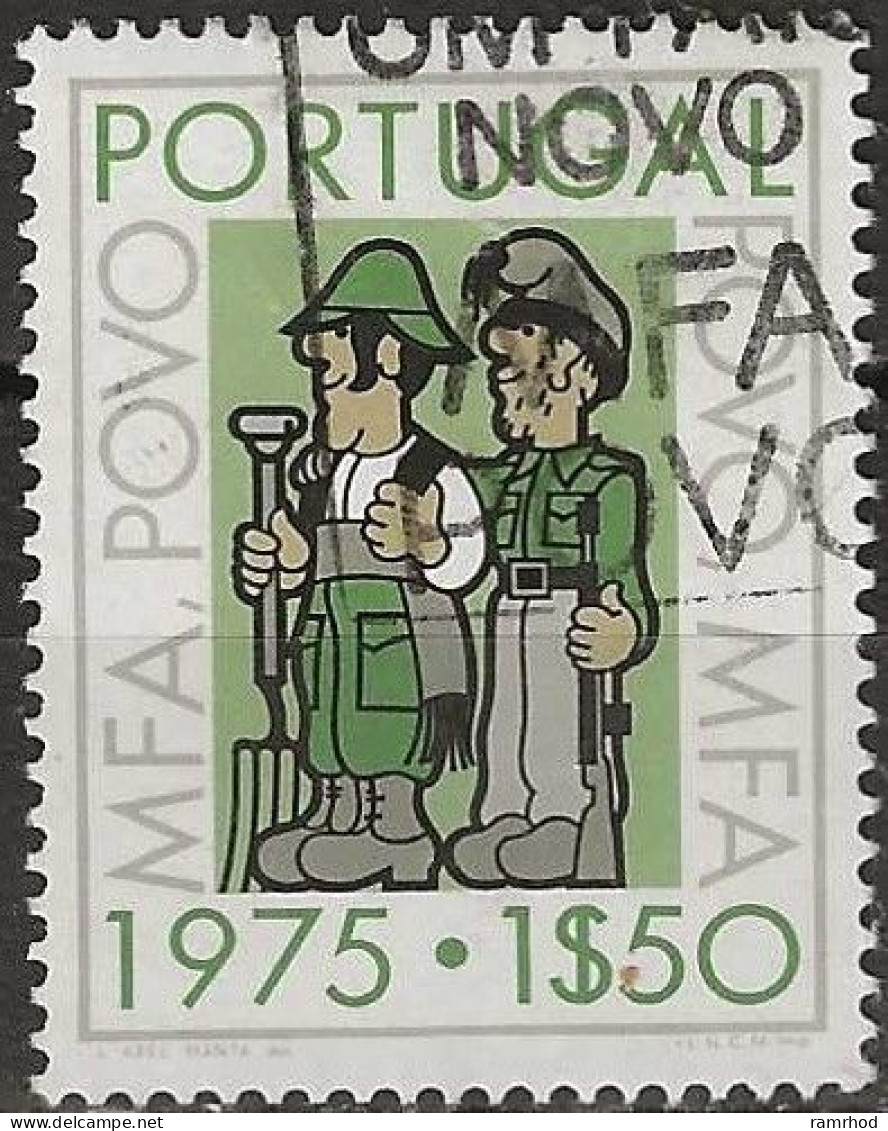 PORTUGAL 1975 Portuguese Cultural Progress And Citizens' Guidance Campaign - 1e50 Farmer And Soldier FU - Usado