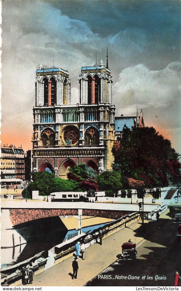 FRANCE - Paris - Notre Dame Et Les Quais - Carte Postale Ancienne - Notre Dame De Paris