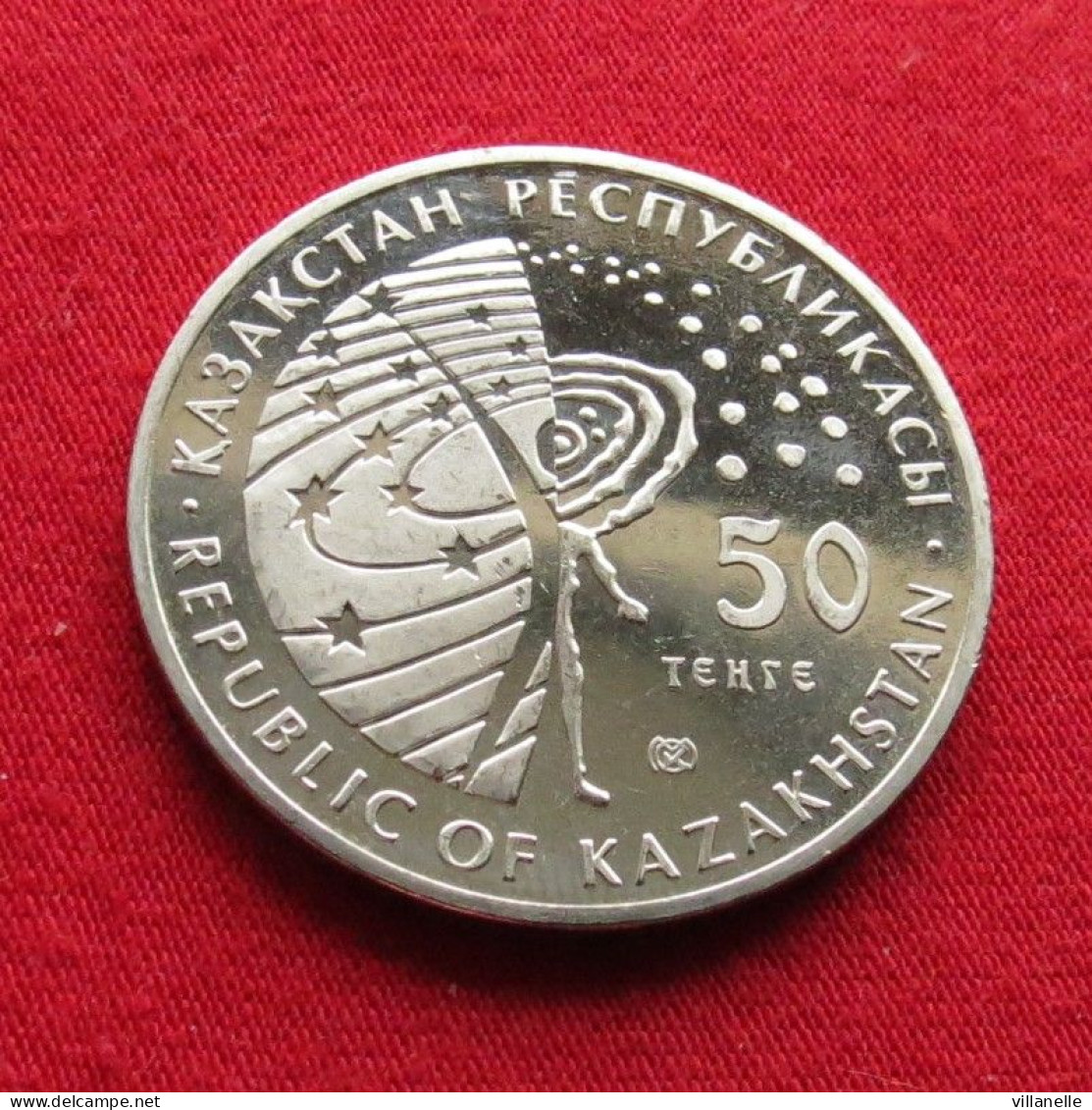 Kazakhstan 50 Tenge 2013  Space ISS Cazaquistão Casaquistão Kazachstan UNC ºº - Kasachstan