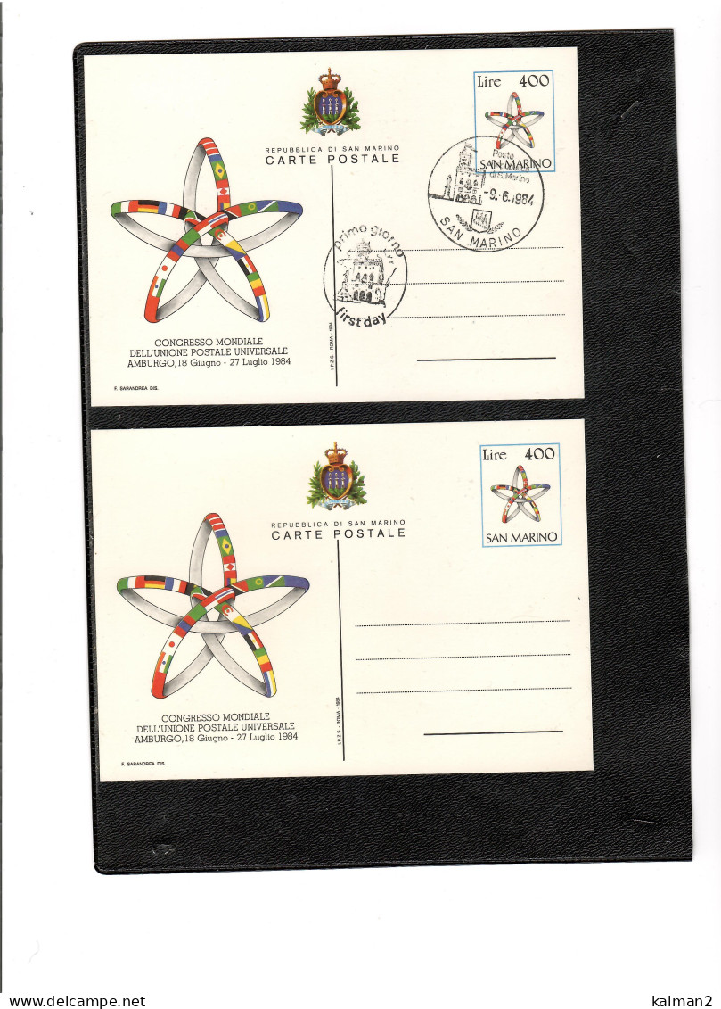 TEM19557  -  CART.POSTALI   " XIX CONGRESSO U.P.U. AD HAMBURG " - CAT.FILAGRANO C.60 -  FDC  +  NUOVA - Postal Stationery