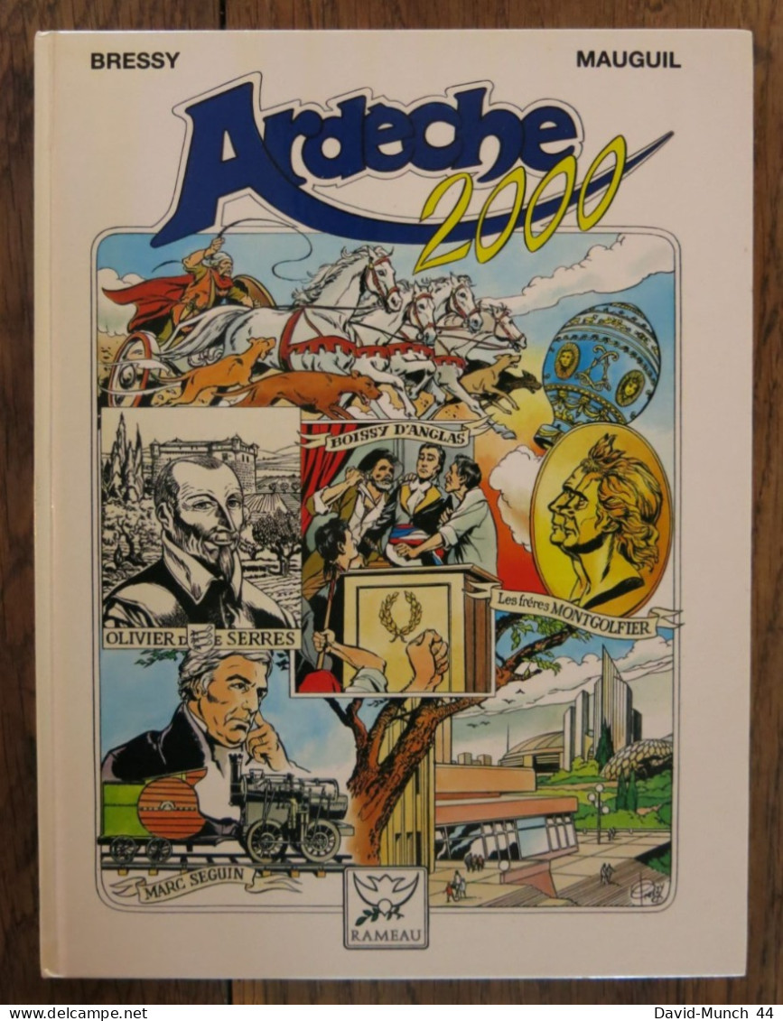 (BD) Ardèche 2000 De Bressy Et Mauguil. Editions Du Rameau. 1988 - Auvergne