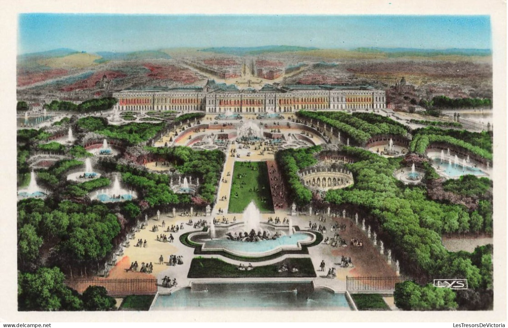 FRANCE - Versailles - Panorama - Carte Postale Ancienne - Versailles