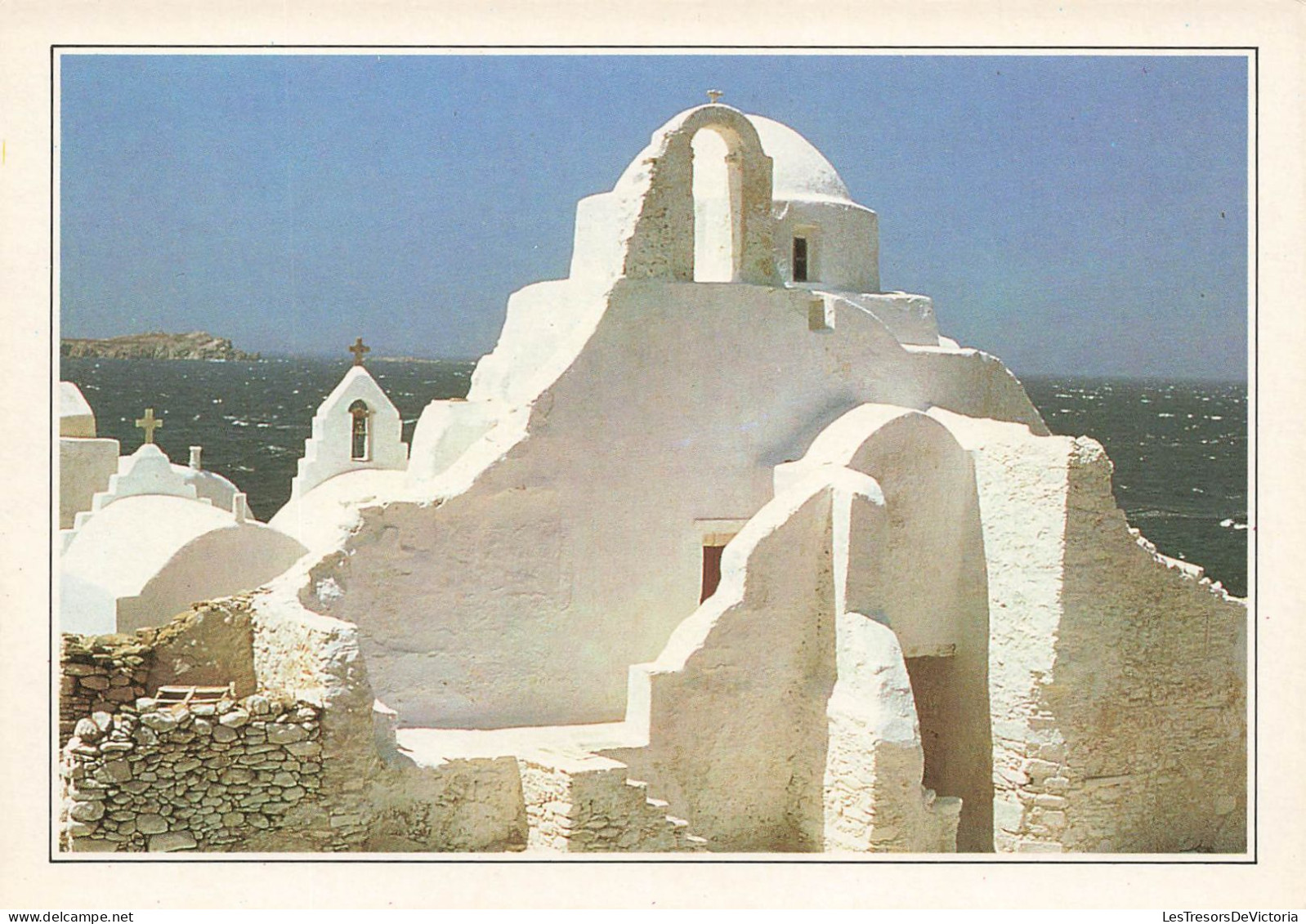 GRECE - Les Cyclades - L'église De Paraportiani Sur L'île De Mykonos - Colorisé - Carte Postale - Grecia