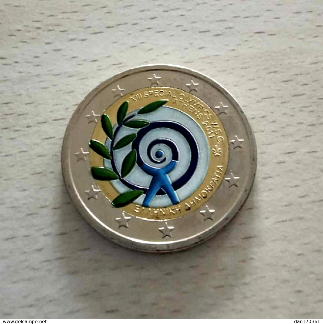 GRECE 2011 - JEUX OLYMPIQUES D'ATHENES -  2 EUROS COMMEMORATIVE  -  VERSION COULEUR - Griechenland