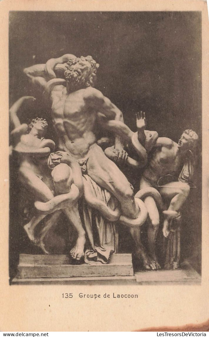 SCULPTURES - Groupe De Laocoon - Carte Postale Ancienne - Skulpturen