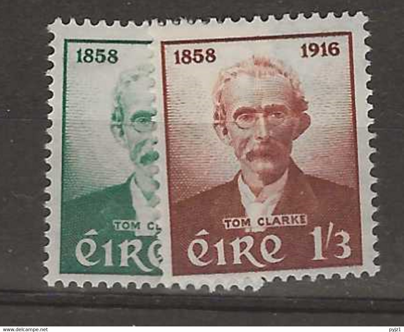 1958 MNH Ireland Mi 136-37 Postfris** - Neufs