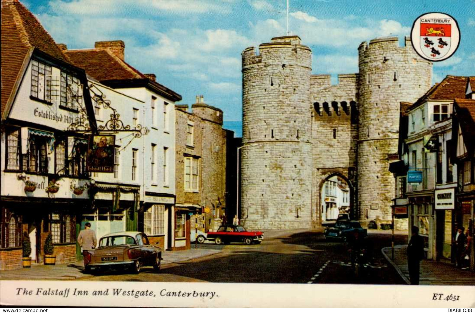 CANTERBURY   ( ROYAUME UNI )  THE FALSTAFF INN AND WESTGATE - Canterbury