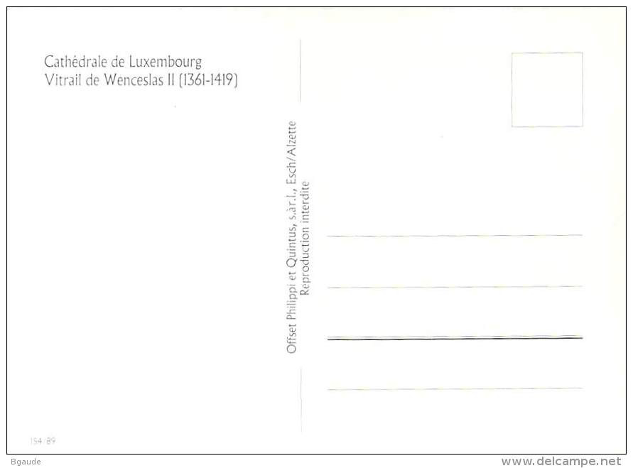 LUXEMBOURG  CARTE MAXIMUM  NUM-YVERT  1179  VITRAUX - Maximumkarten