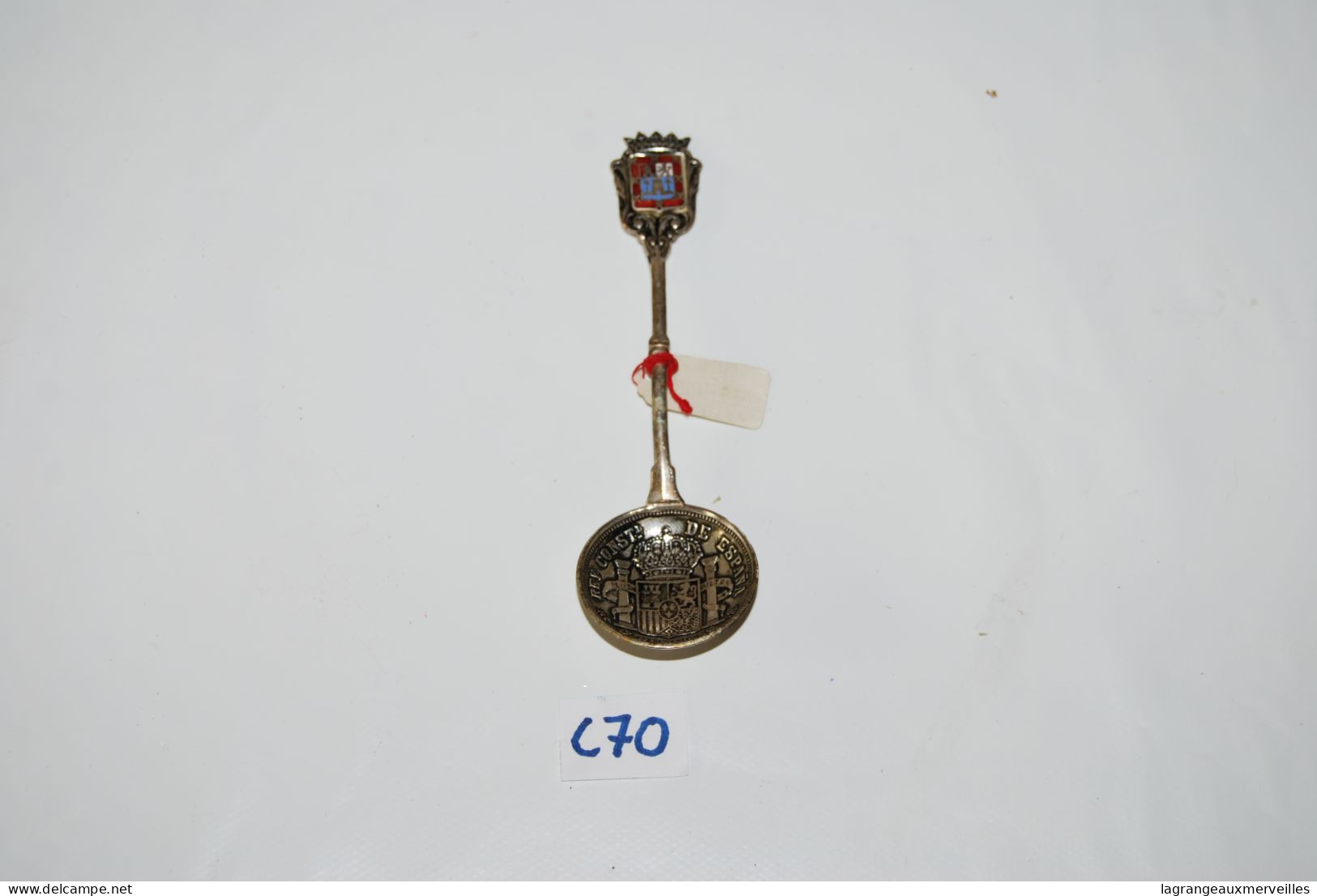 C70 Ancienne Cuillère De Collection - Manche Ludique - Rare - 50 Frs - Spoons