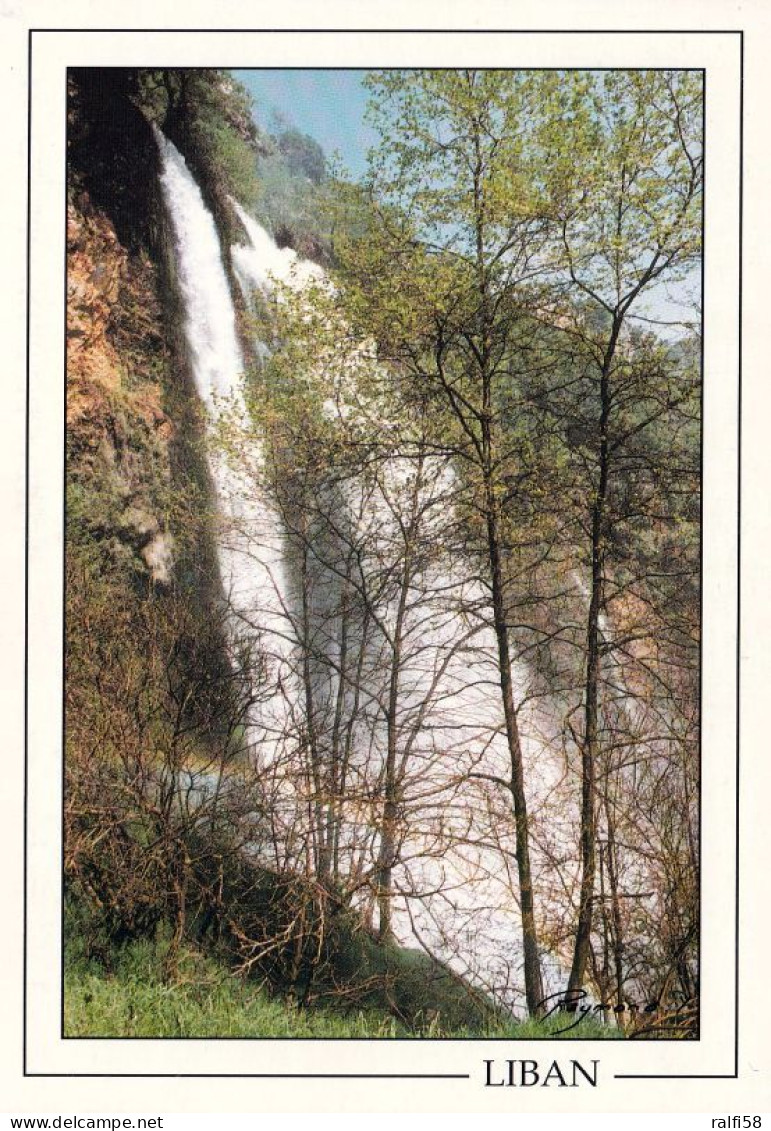 1 AK Libanon / Lebanon * Kfarhelda Waterfall * - Liban