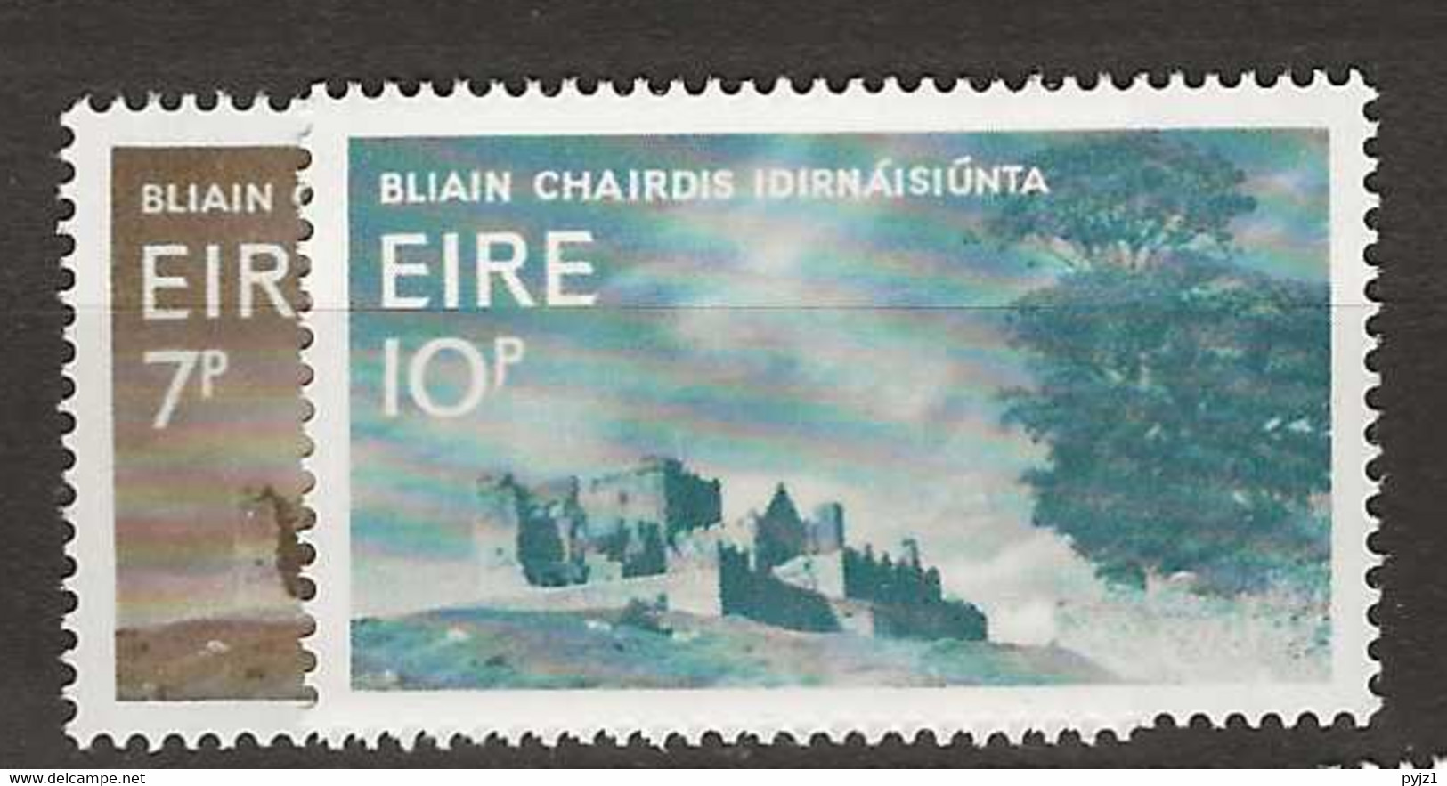 1967 MNH Ireland Mi 196-97 Postfris** - Unused Stamps
