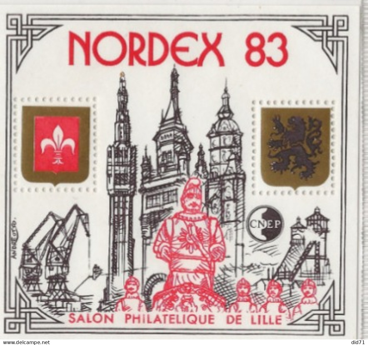 Feuillet Souvenir C.N.E.P - NORDEX 83 - - CNEP