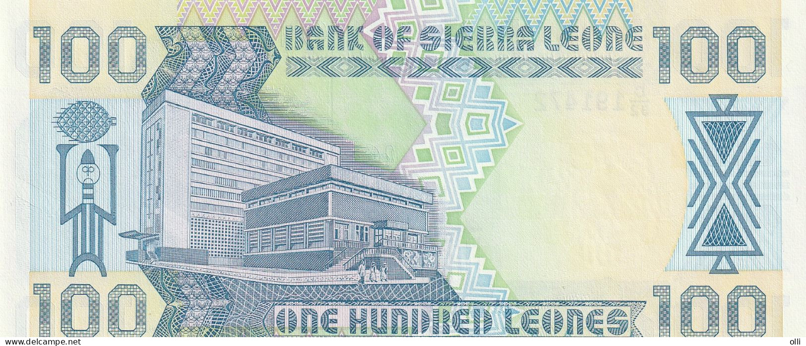 SIERRA LEONE  100LEONES  1989-90  P-18  UNC - Sierra Leone