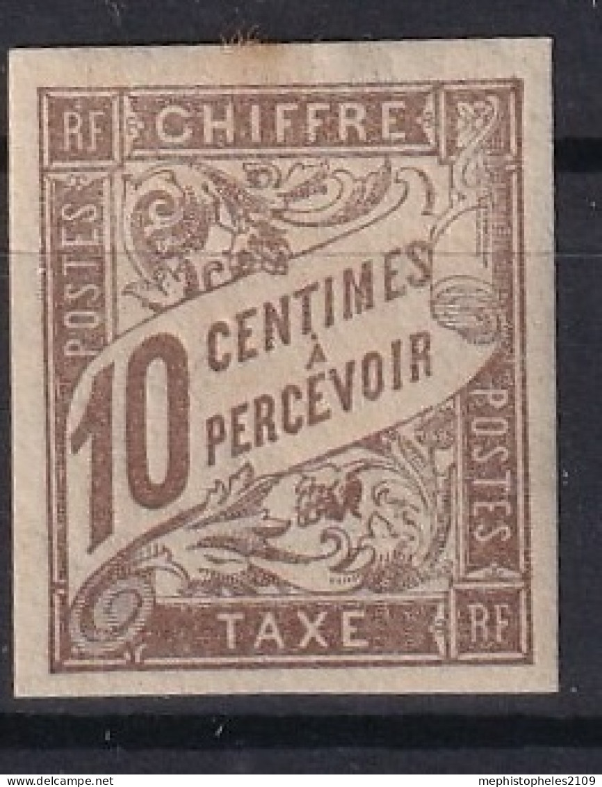 COLONIES FRANCAISES 1893-1908 - MLH - YT 19 - Timbre Taxe - Impuestos