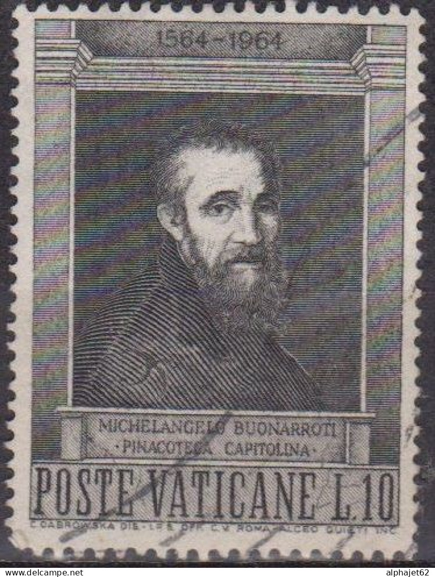 Art, Peinture - VATICAN - Michel Ange: Autoportrait - N° 405 - 1964 - Used Stamps