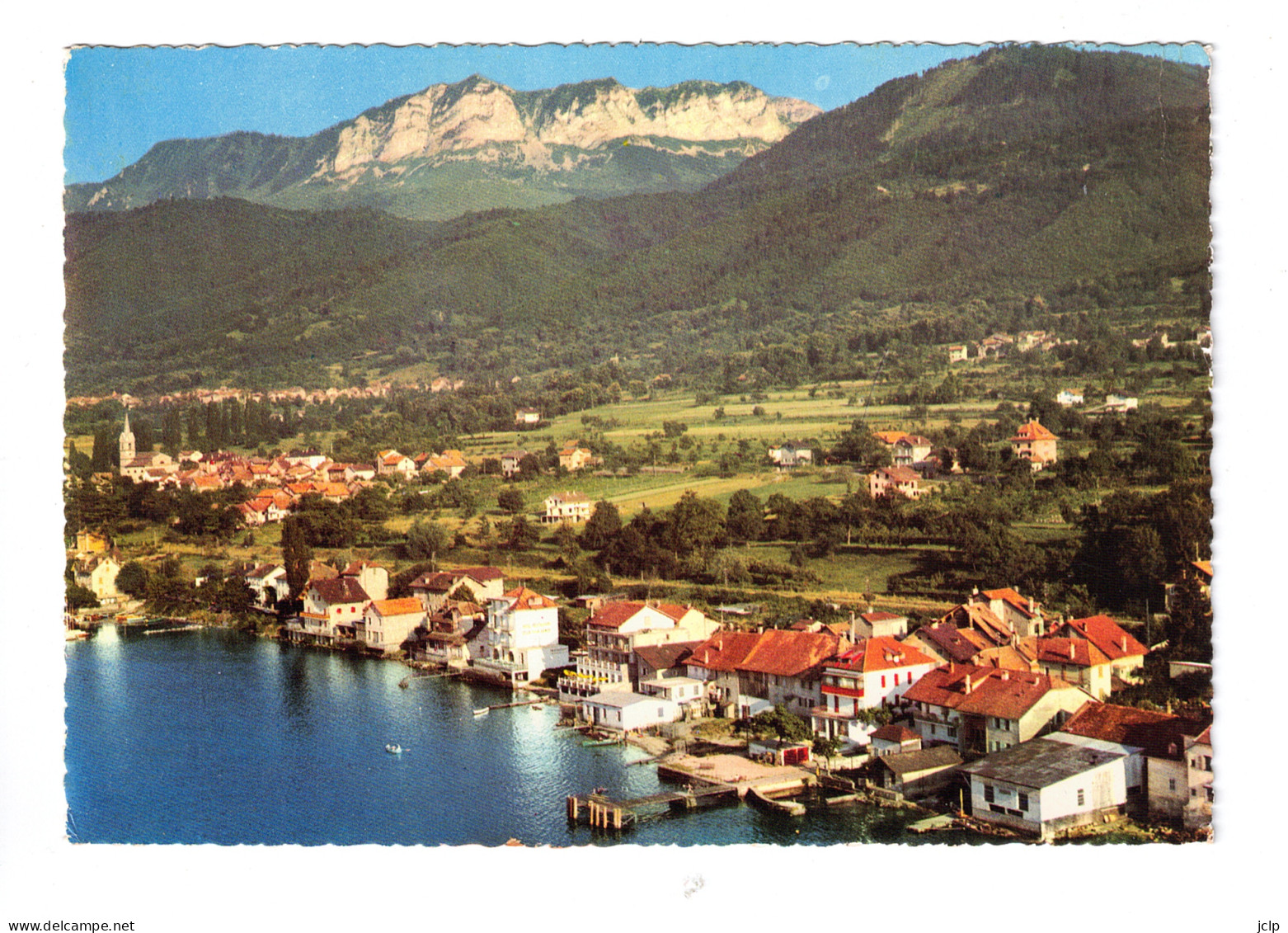 LUGRIN (Haute-Savoie) - Vue Aérienne, Le Lac Léman, Le Village Et La Chaîne Des Memises. - Lugrin