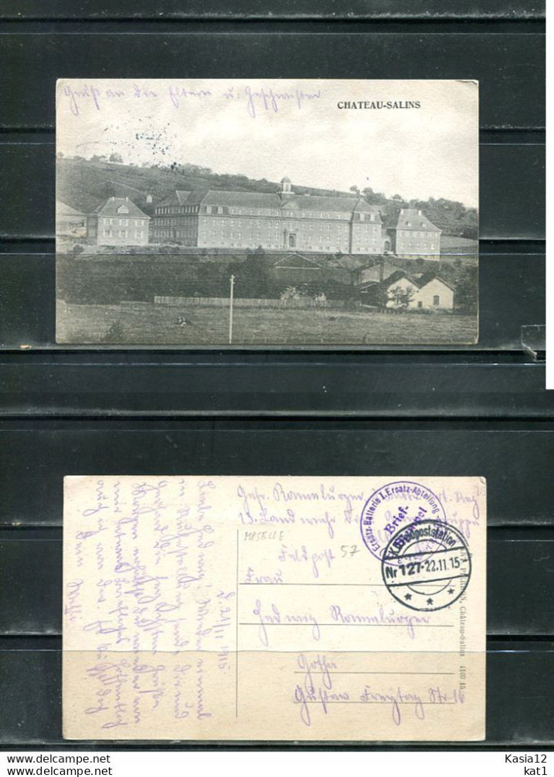 K17568)Ansichtskarte: Chateau-Salins, Vue Generale, Gelaufen 1915 - Chateau Salins