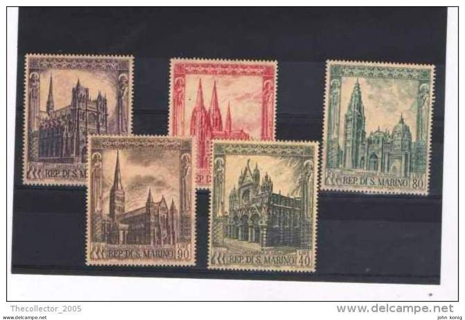 SAN MARINO - LOTTO FRANCOBOLLI NUOVI (VEDI FOTO) - NEW-MINT STAMPS LOT (GOTHIC CATHEDRALS) - Verzamelingen & Reeksen