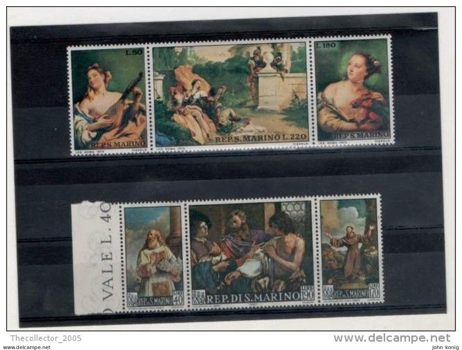 SAN MARINO - LOTTO FRANCOBOLLI NUOVI (VEDI FOTO) - NEW-MINT STAMPS LOT (PAINTERS CANALETTO + GIOTTO) - Collezioni & Lotti