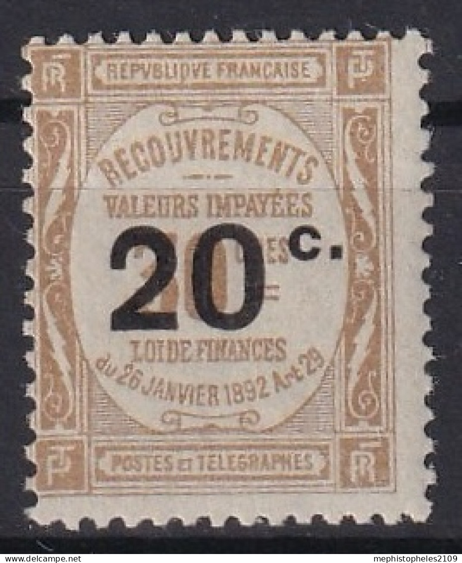FRANCE 1917 - MLH - YT 49 - Timbre Taxe  - 1960-.... Mint/hinged