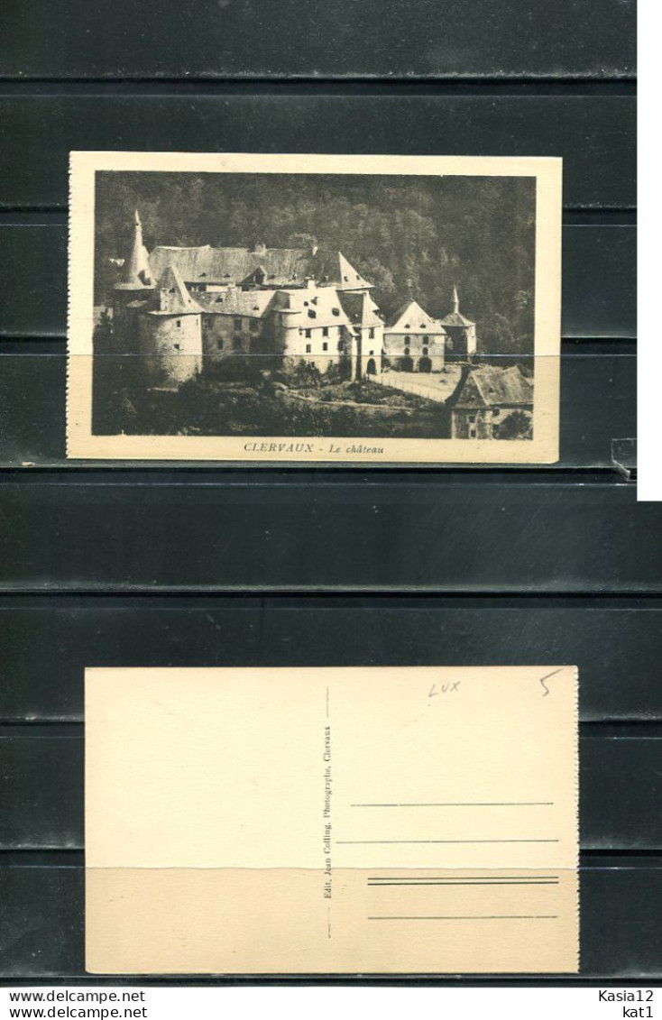 K18042)Ansichtskarte: Cleveraux, Schloss - Clervaux