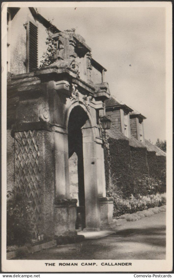 The Roman Camp, Callander, Perthshire, 1947 - RP Postcard - Perthshire