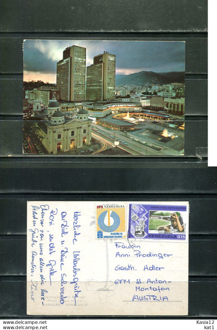 K18155)Ansichtskarte: Caracas, Platz Diego Iberra, Gelaufen - Venezuela
