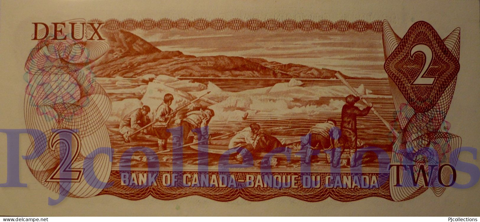 CANADA 2 DOLLARS 1974 PICK 86b AU- - Canada