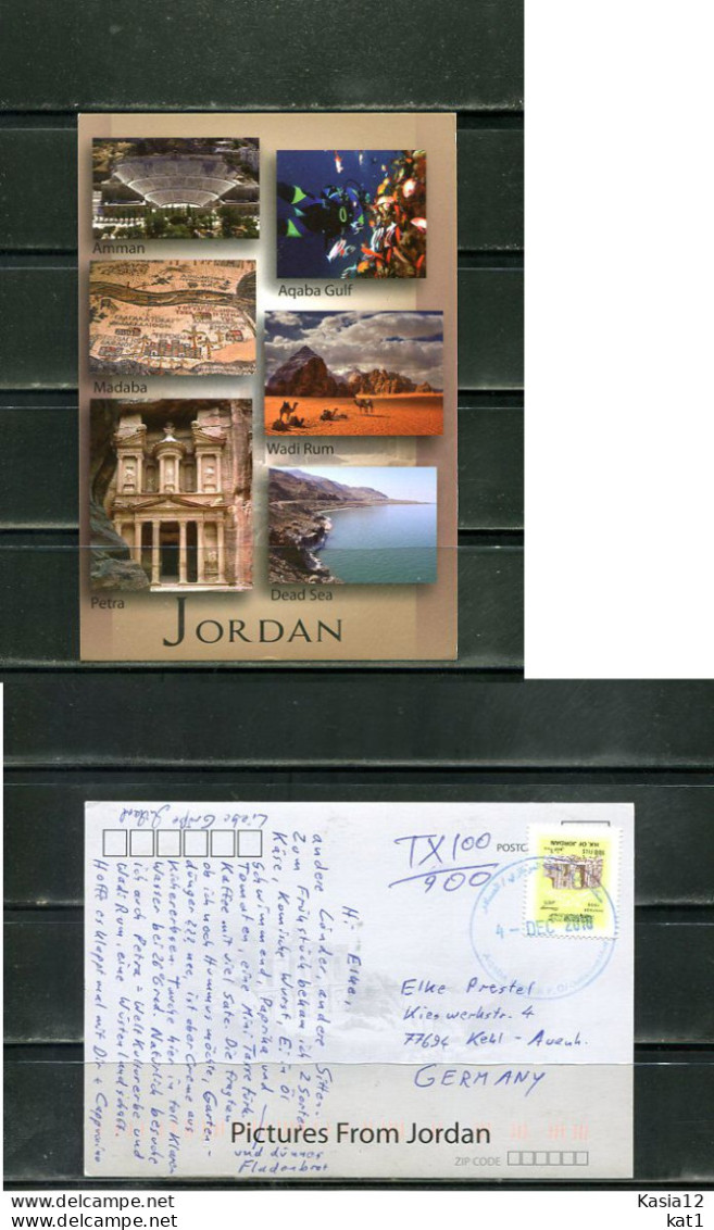 K18199)Ansichtskarte: Jordanien, Mehrbildkarte, Gelaufen 2010 - Jordan