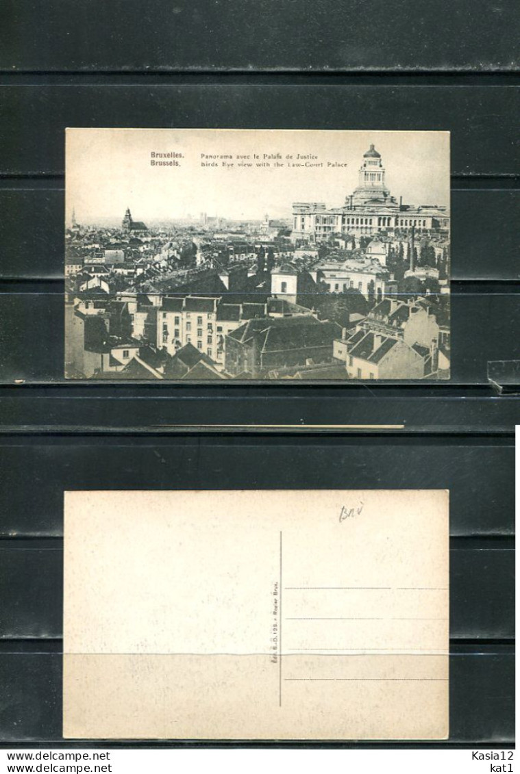 K18301)Ansichtskarte: Bruessel, Panorama Avec Le Palais D Justice - Viste Panoramiche, Panorama