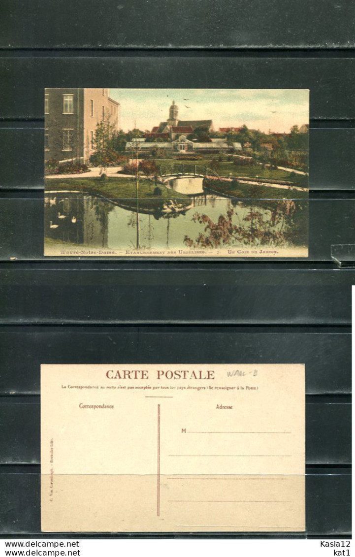 K18483)Ansichtskarte: Wavre-Notre-Dame, Un Coin Du Jardin - Waver