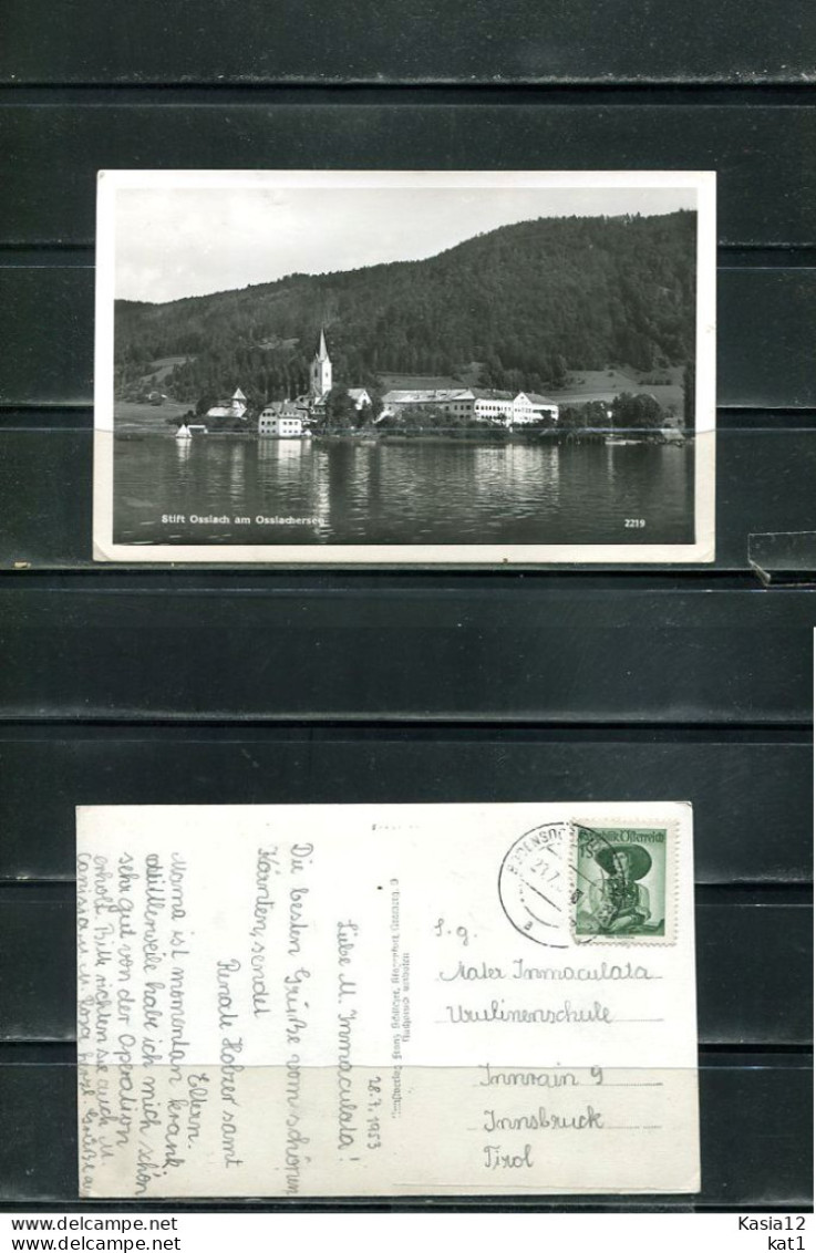 K18562)Ansichtskarte: Ossiach, Totale, Gelaufen 1953 - Ossiachersee-Orte