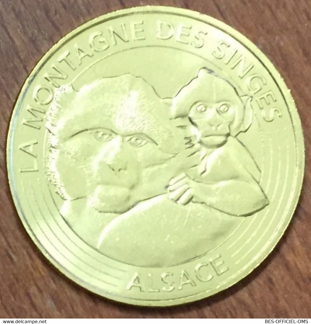 67 KINTZHEIM MONTAGNE DES SINGES N°11 ALSACE MDP 2017 MÉDAILLE MONNAIE DE PARIS JETON TOURISTIQUE TOKEN MEDAL COIN - 2017