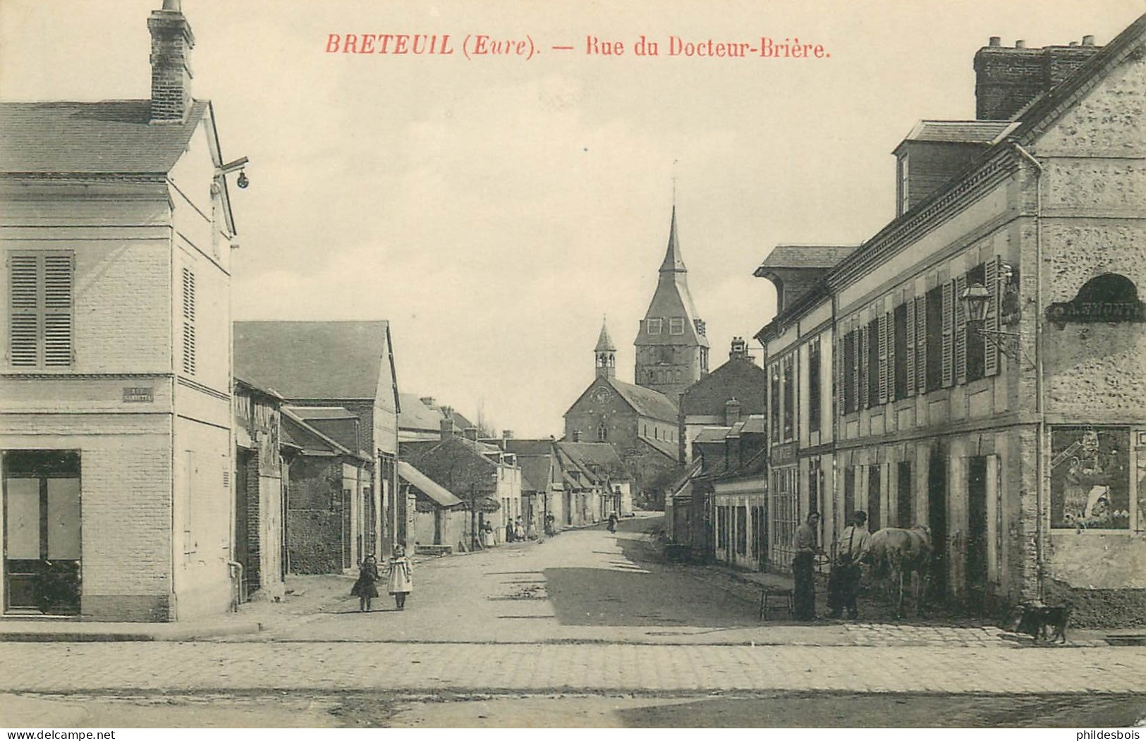 EURE  BRETEUIL  Rue Du Docteur Briere - Breteuil