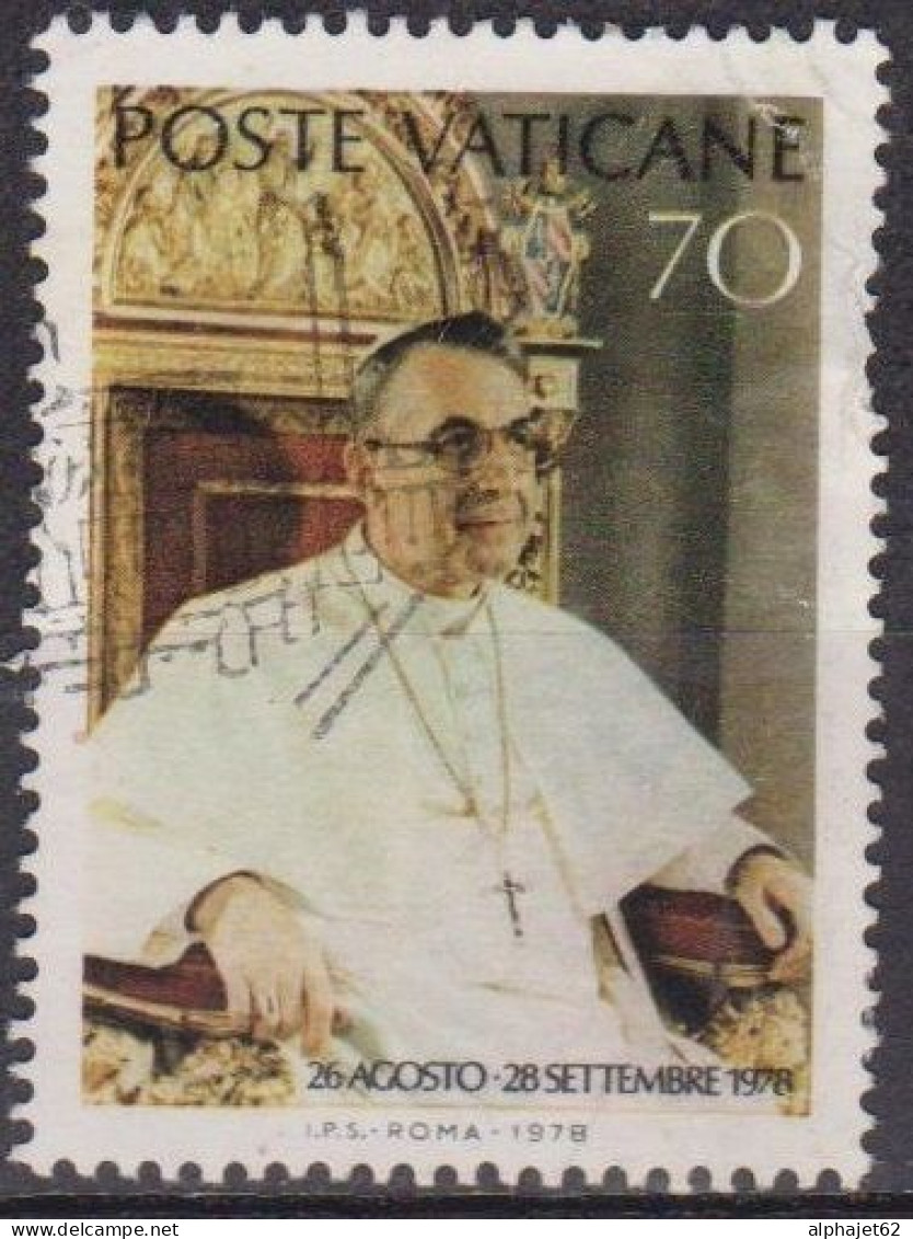 Souverain Pontife - VATICAN - Pape Jean Paul 1° - N° 662 - 1978 - Used Stamps