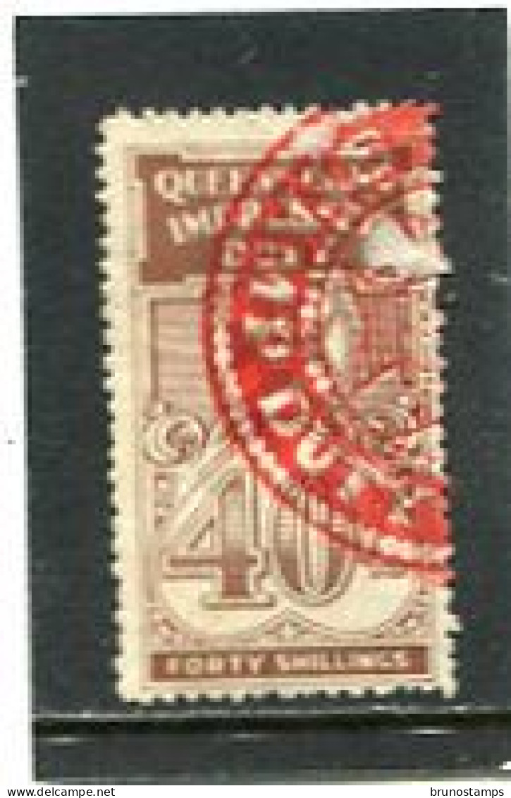 AUSTRALIA/QUEENSLAND - 40s  DUTY STAMP  USED - Oblitérés