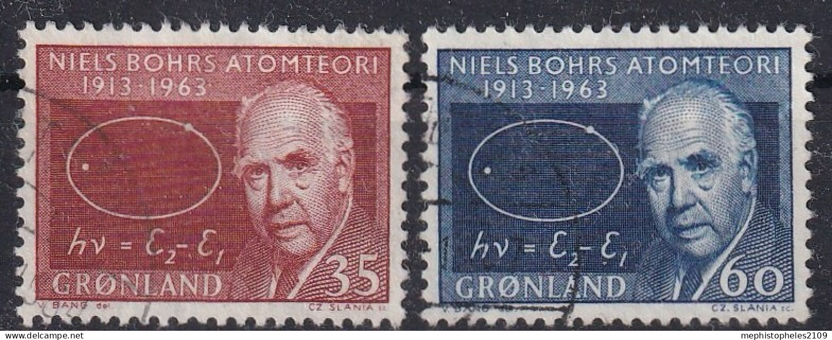 GROENLAND 1963 - Canceled - Mi 32,33 - Used Stamps